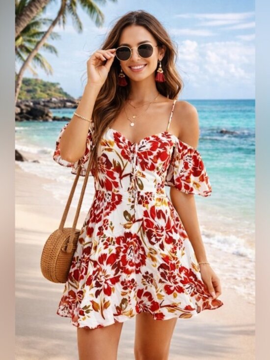 Lovers + Friends Dresses & Skirts - Lover's & Friends Floral Off The Sholders Dress
